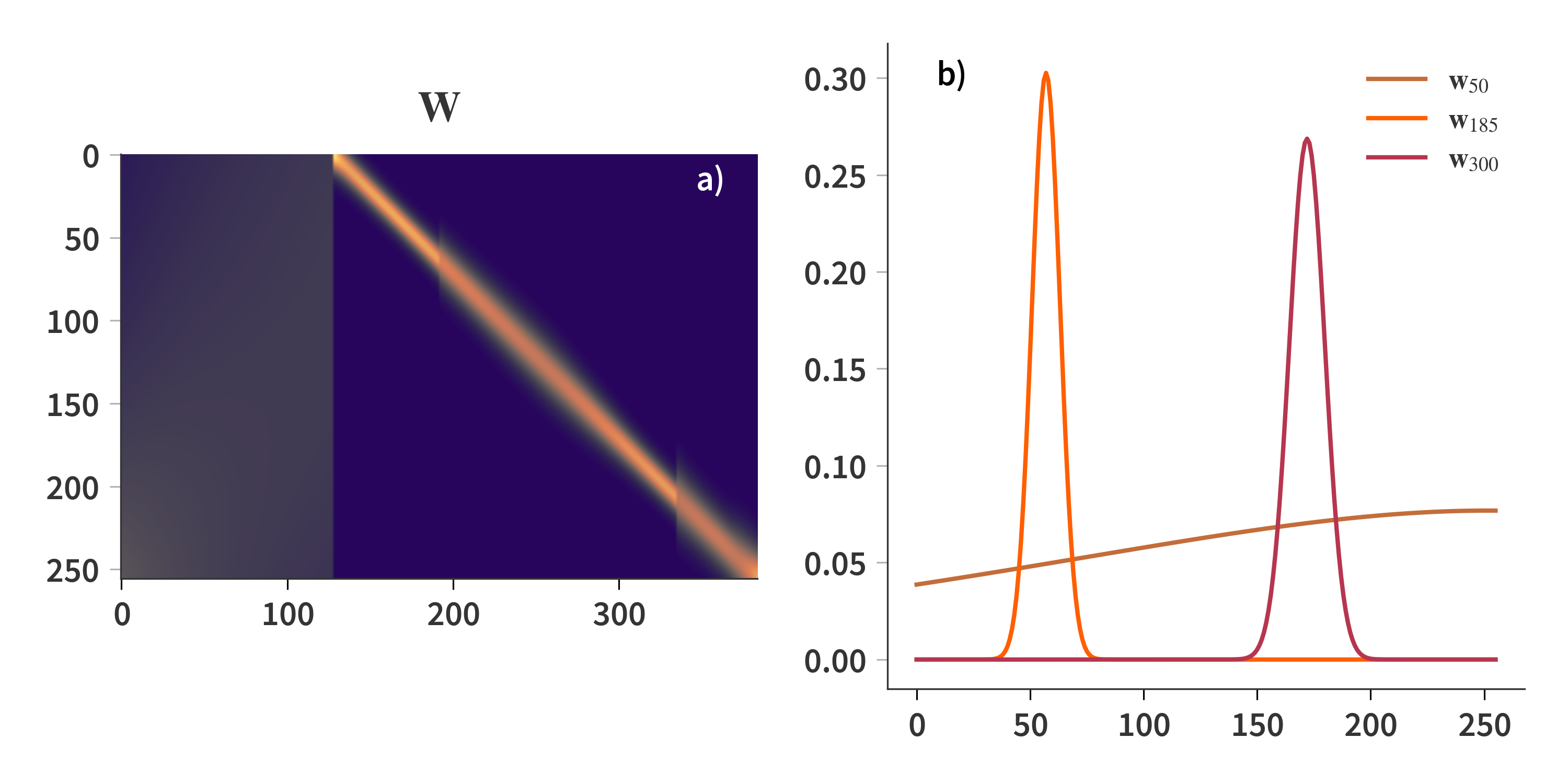 Gaussian dictionary with black body curves